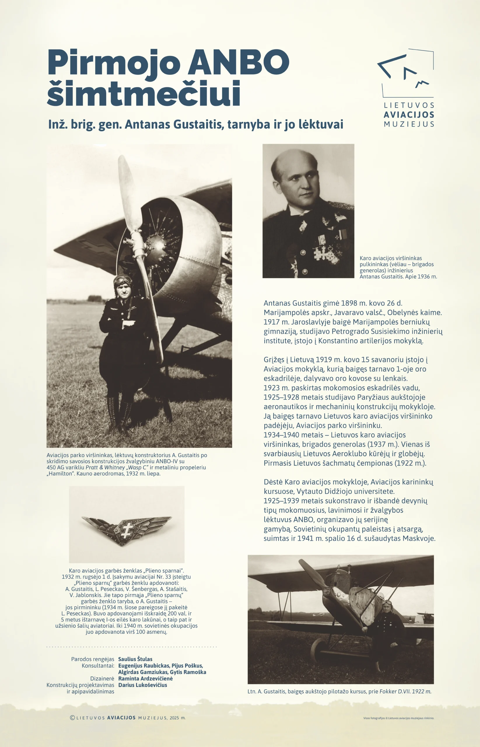 Parodos pasakojimas apie Antaną Gustaitį