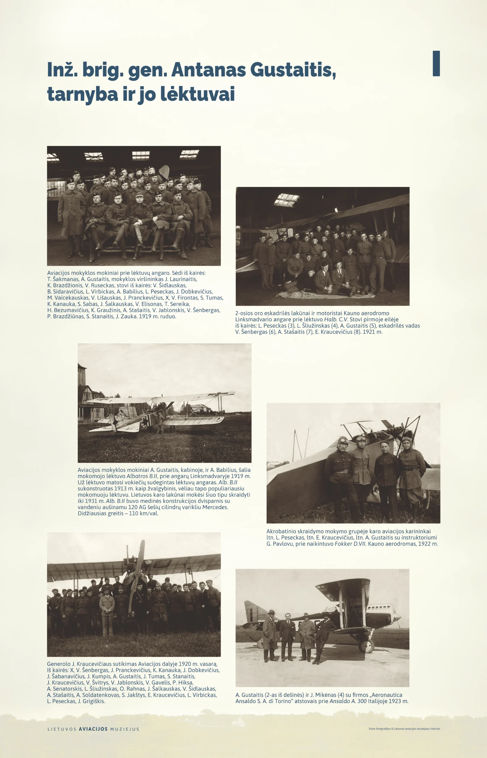 Parodos pasakojimas apie Antaną Gustaitį