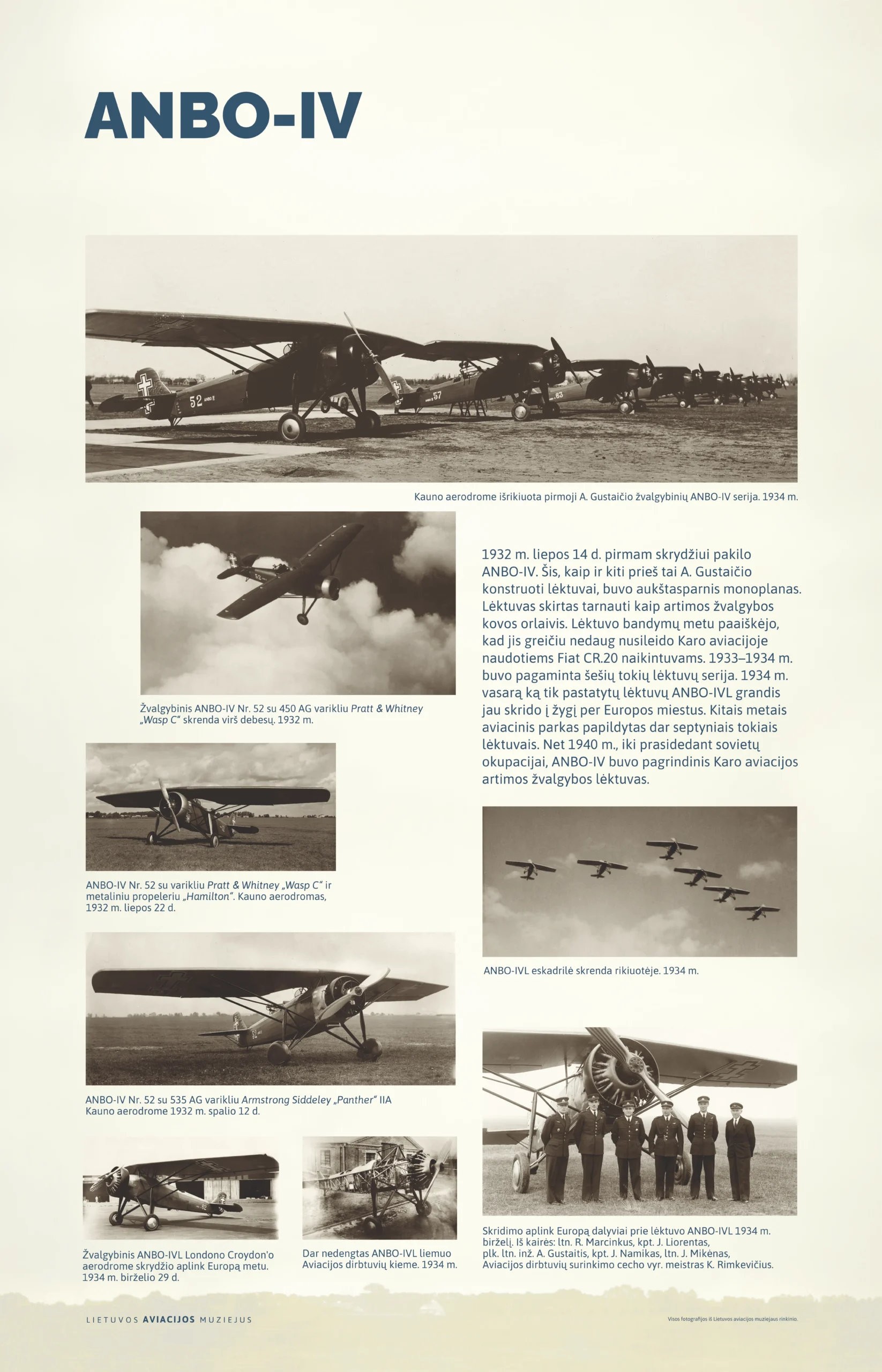 Pasakojimas ir fotografijos apie ANBO-VI lėktuvą.